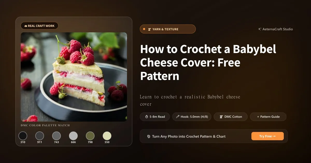 How to Crochet a Babybel Cheese Cover: Free Pattern & Tips