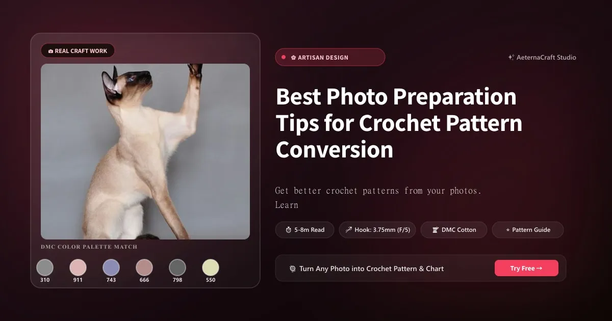 Best Photo Preparation Tips for Crochet Pattern Conversion