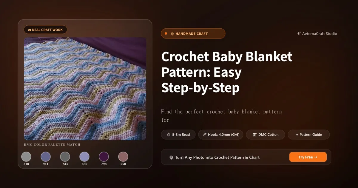 Crochet Baby Blanket Pattern: Easy Step-by-Step Guide