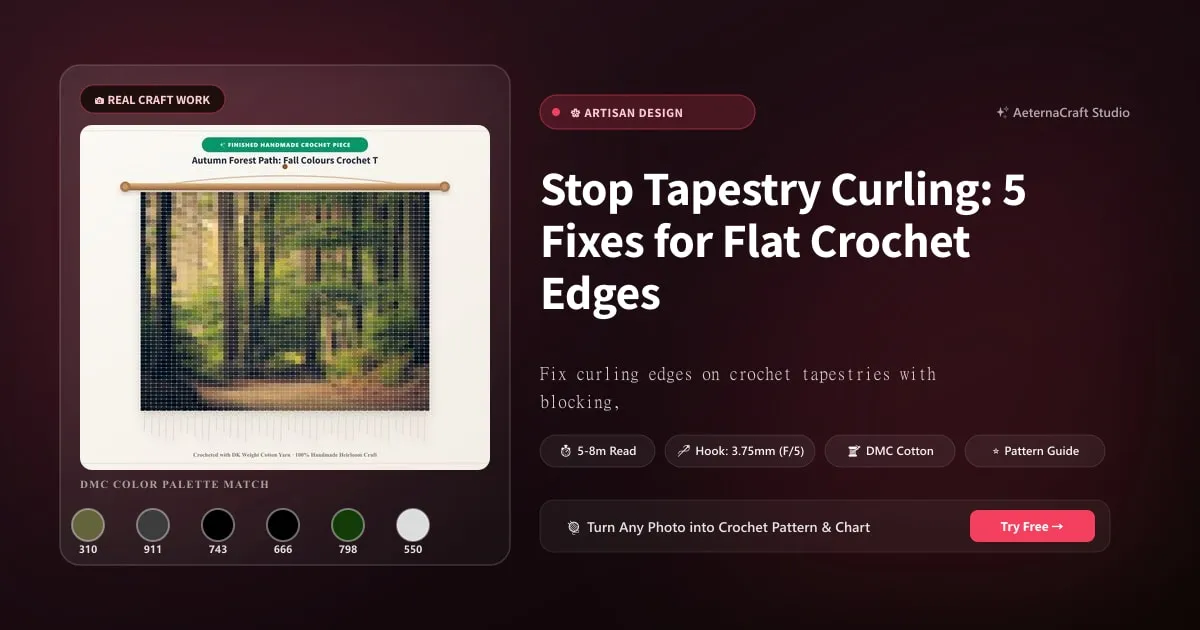 Stop Tapestry Curling: 5 Fixes for Flat Crochet Edges