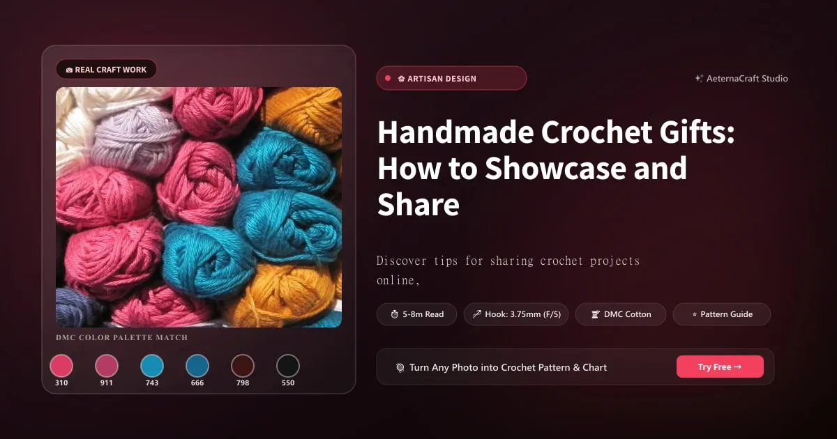 Handmade Crochet Gifts: How to Showcase and Share Your Work