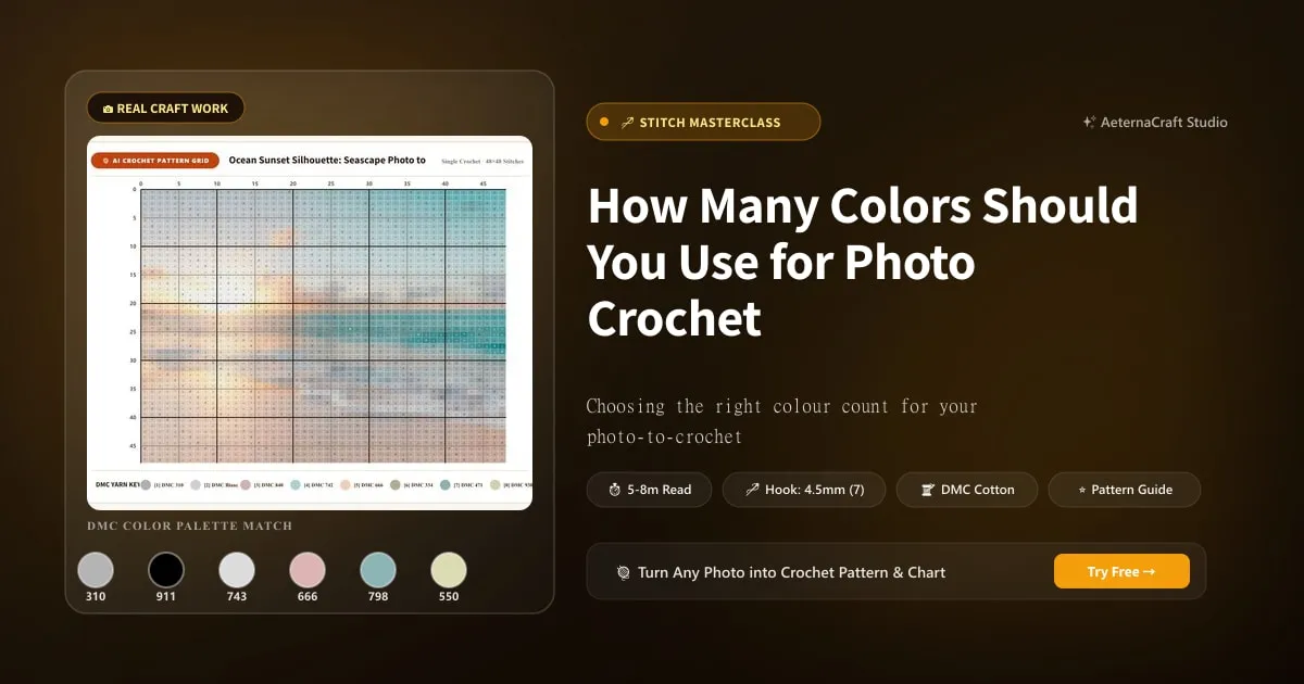 How Many Colors Should You Use for Photo Crochet Patterns?