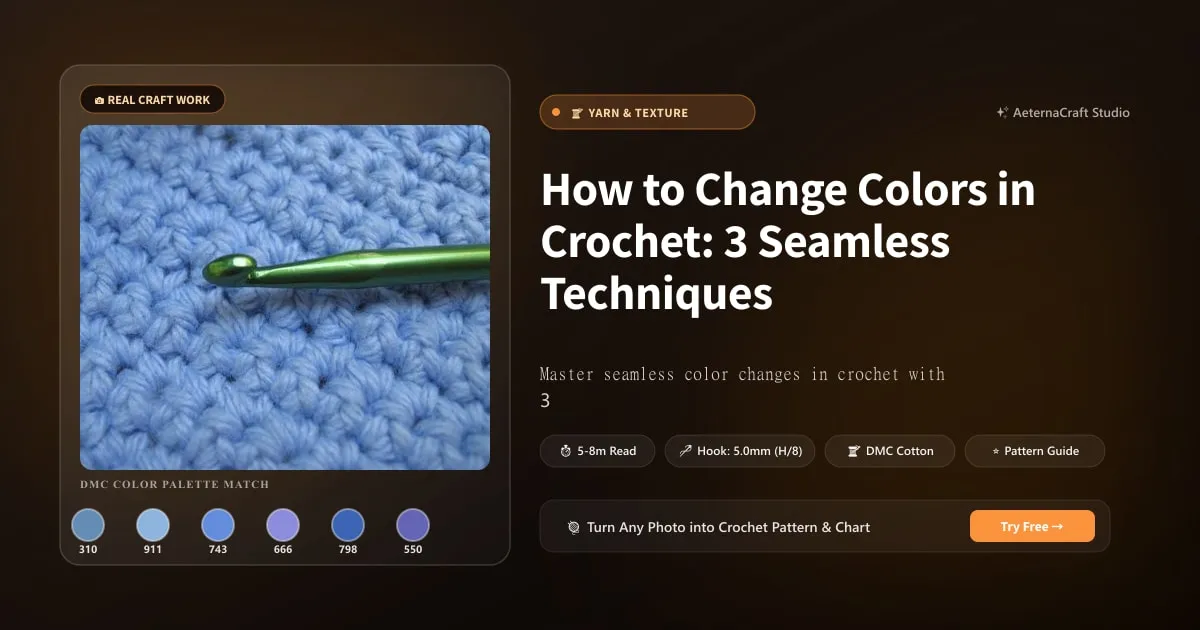 How to Change Colors in Crochet: 3 Seamless Techniques