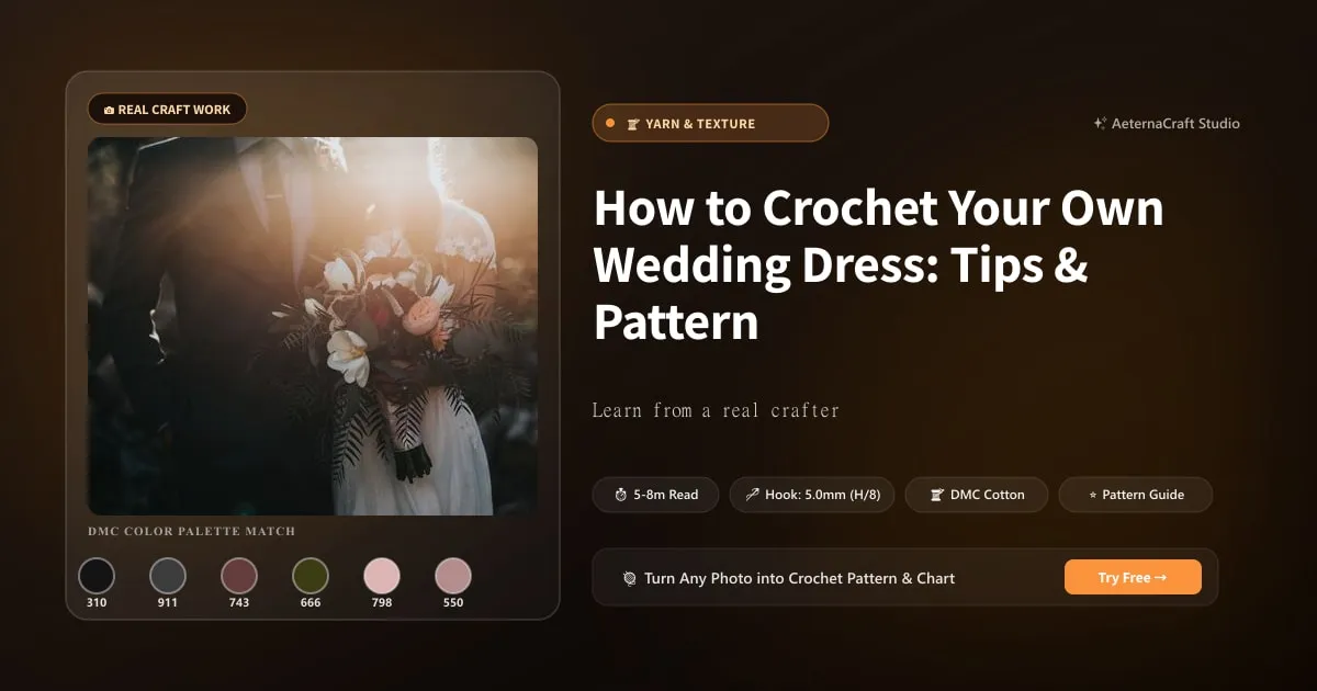 How to Crochet Your Own Wedding Dress: Tips & Pattern Review