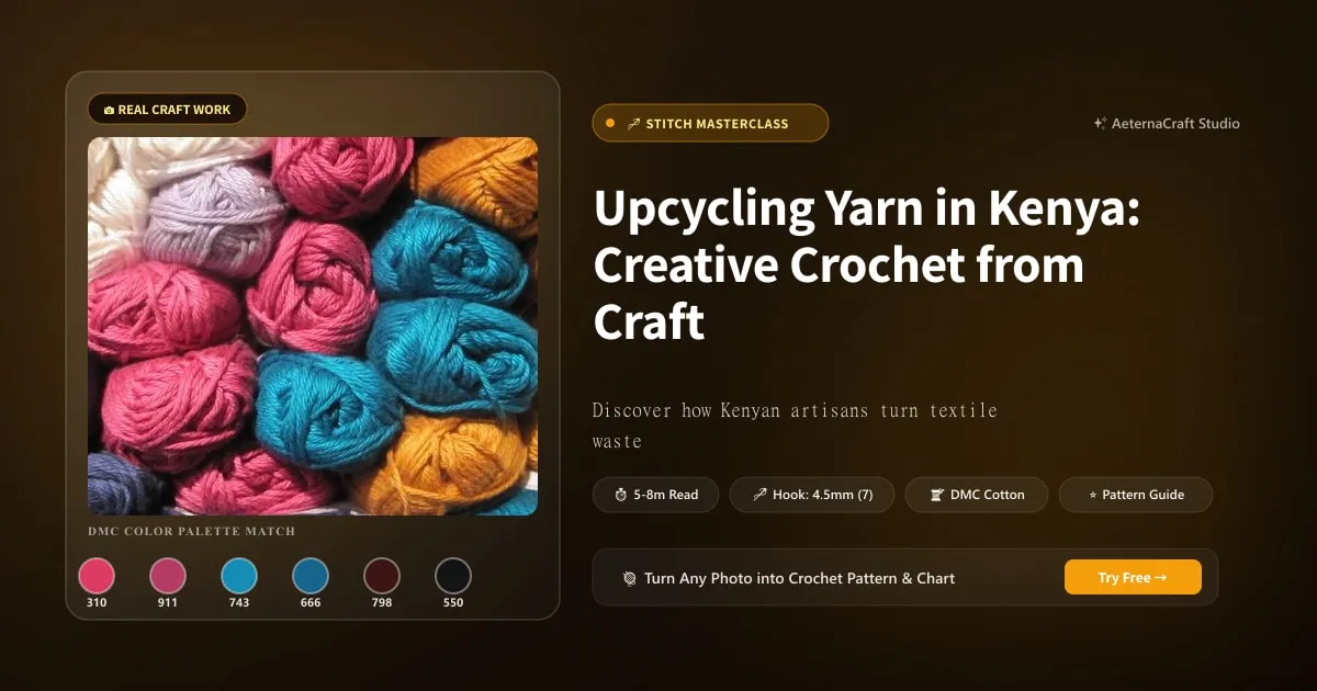 Upcycling Yarn in Kenya: Creative Crochet from Craft Cycle