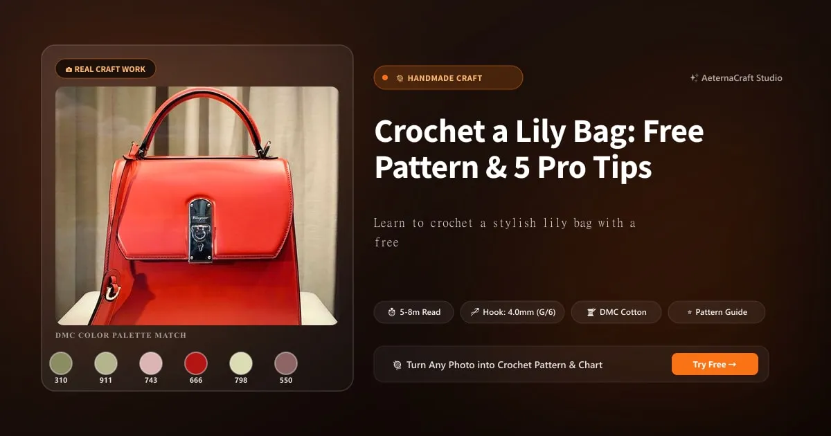 Crochet a Lily Bag: Free Pattern & 5 Pro Tips