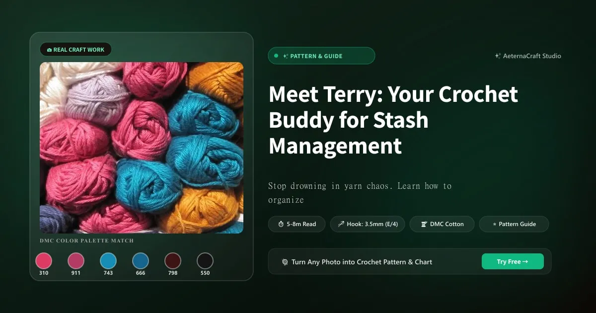 Meet Terry: Your Crochet Buddy for Stash Management