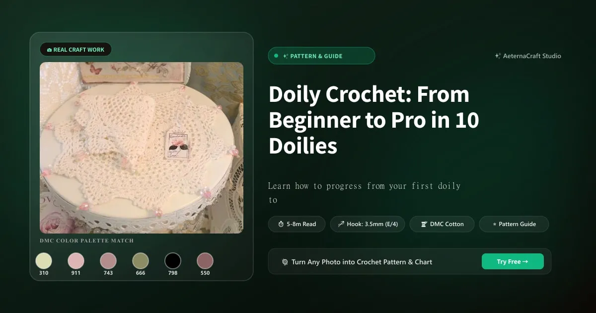 Doily Crochet: From Beginner to Pro in 10 Doilies