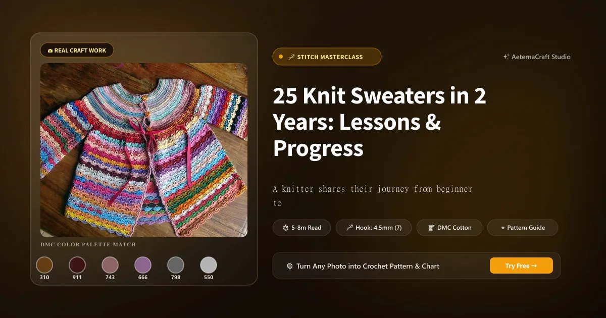 25 Knit Sweaters in 2 Years: Lessons & Progress
