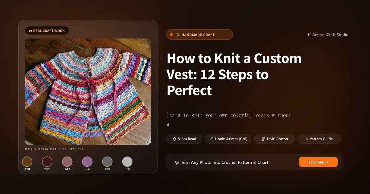 How to Knit a Custom Vest: 12 Steps to Perfect Fit