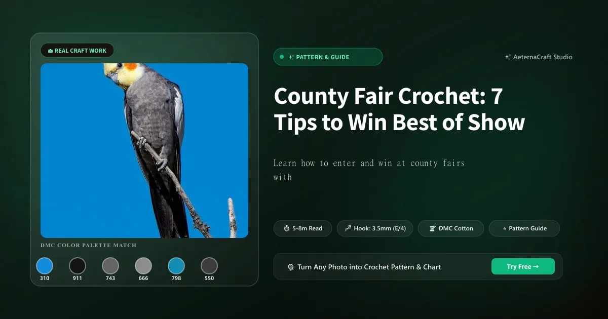 County Fair Crochet: 7 Tips to Win Best of Show
