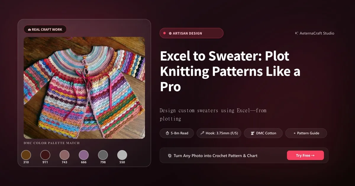Excel to Sweater: Plot Knitting Patterns Like a Pro
