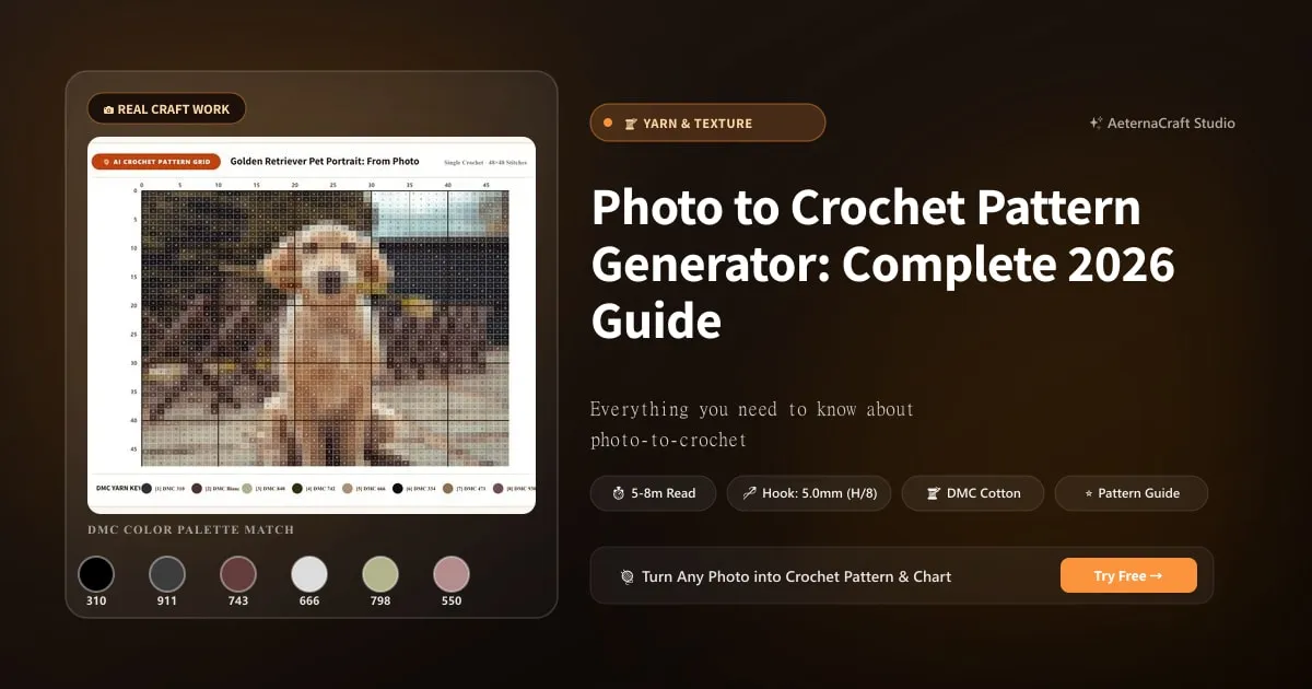 Photo to Crochet Pattern Generator: Complete 2026 Guide
