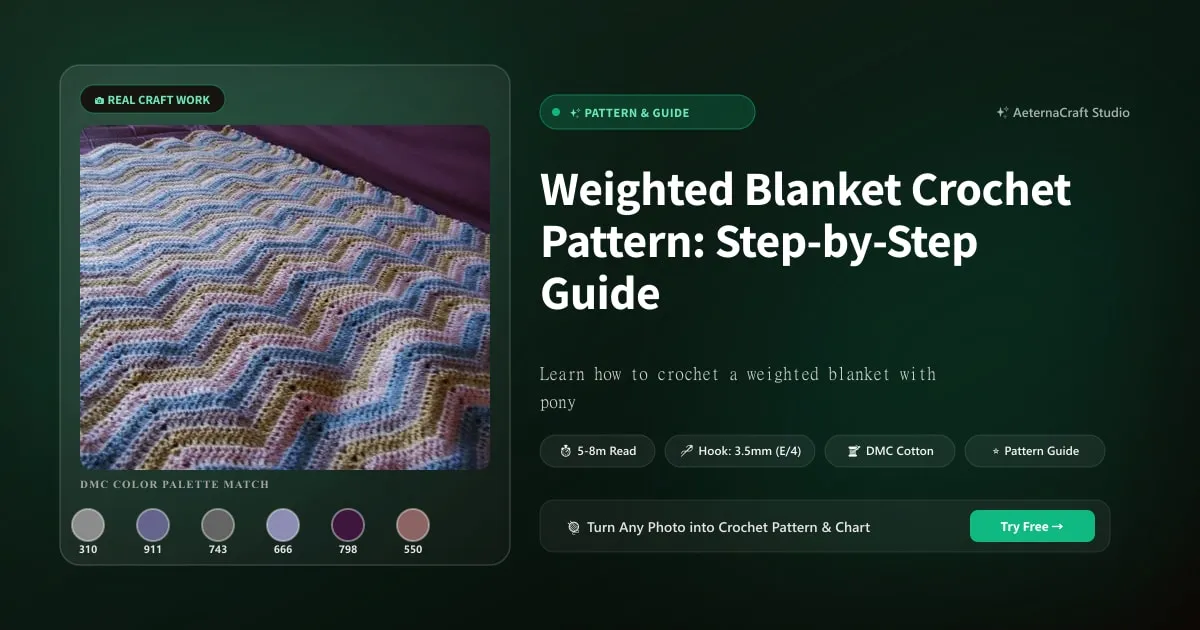 Weighted Blanket Crochet Pattern: Step-by-Step Guide