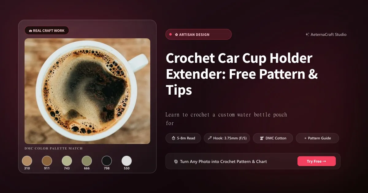 Crochet Car Cup Holder Extender: Free Pattern & Tips