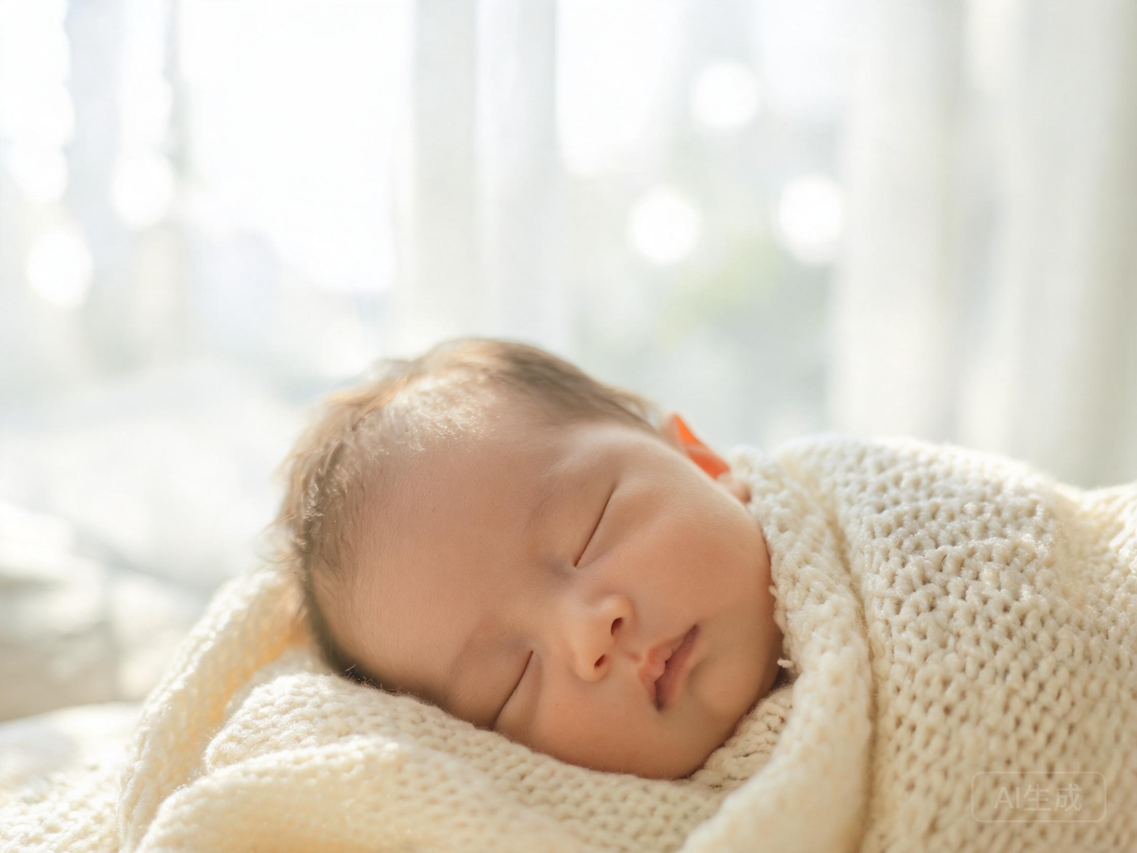 Original baby portrait photo used as reference