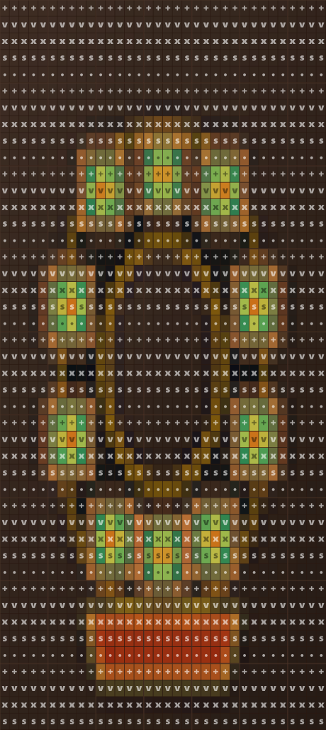 AI-generated crochet pattern grid