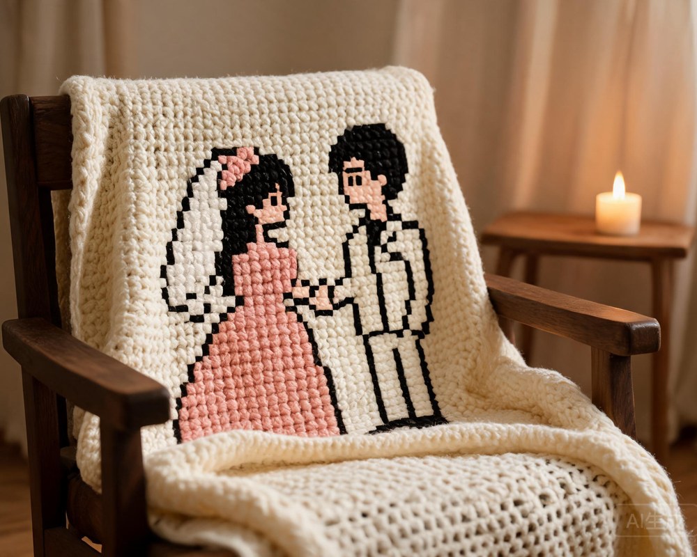 Finished crochet piece